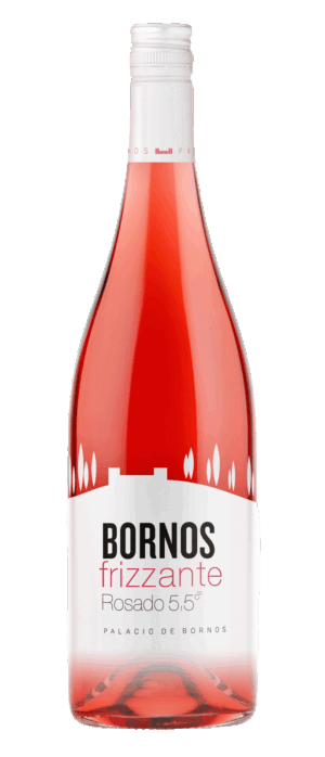 Bornos Frizzante Rosado 5,5° - Caja 6 bot.