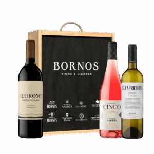 Estuche Madera 3 bot. Selección Descubrir el Vino